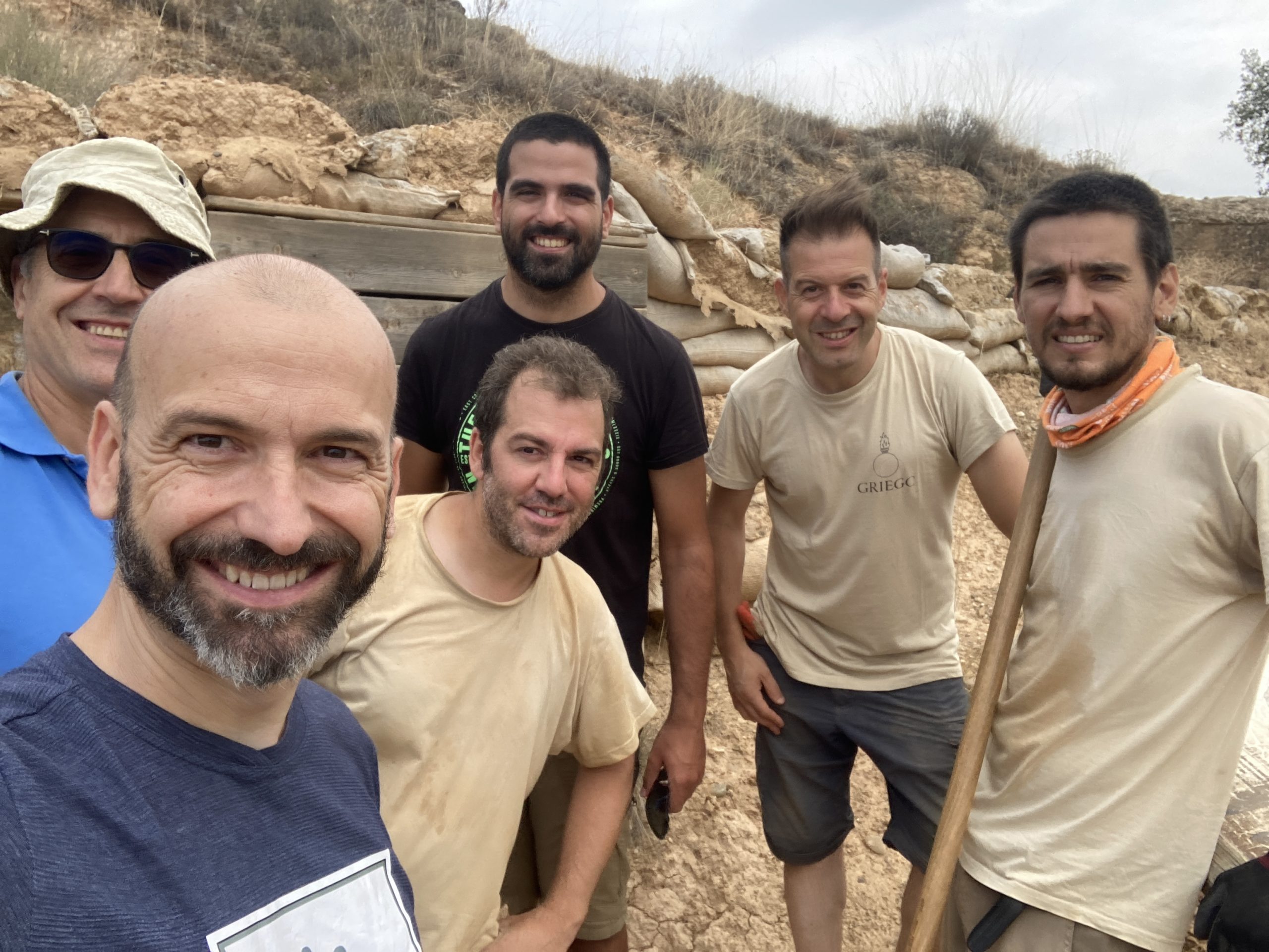 Visita a la intervención de GRIEGC en Castejón del Puente (Huesca)
