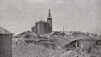 Pueblo de Quijorna tras la batalla